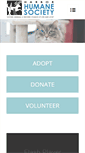 Mobile Screenshot of harborhumane.org